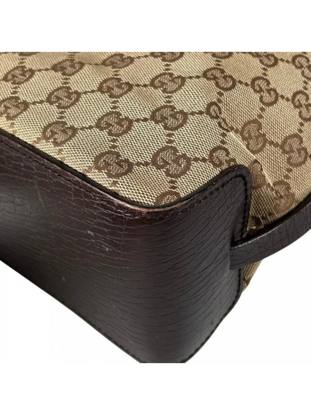 Gucci Handbag GG Canvas Brown Gold - Picture 15 of 15